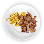 Chips, Cheese & Doner Meat 