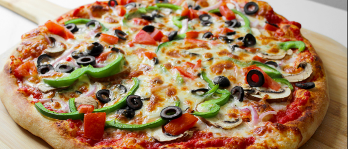 Veggie Deluxe Pizza  10'' 
